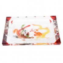 Alibambah Asbak Kaca Unik / Glass Ashtray - ALB-CFX-300-DP (29,5 cm)